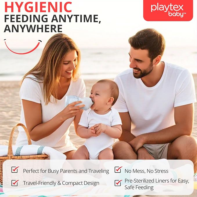 Playtex Baby Nurser Pre-Sterilized Disposable Drop-Ins Baby Bottle Liners - Image 5