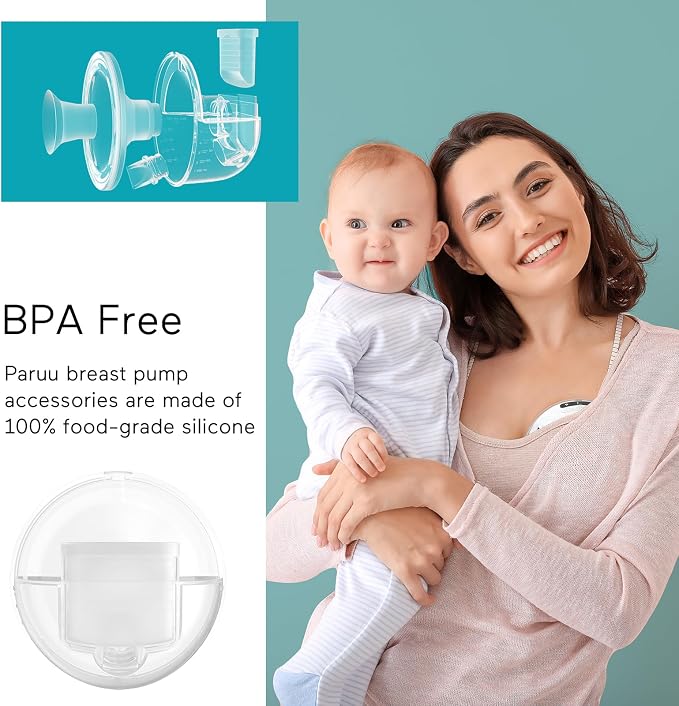 Paruu P10 Full Set Collector Cup, Original Breast Pump Parts, Wearable Breast - Image 2
