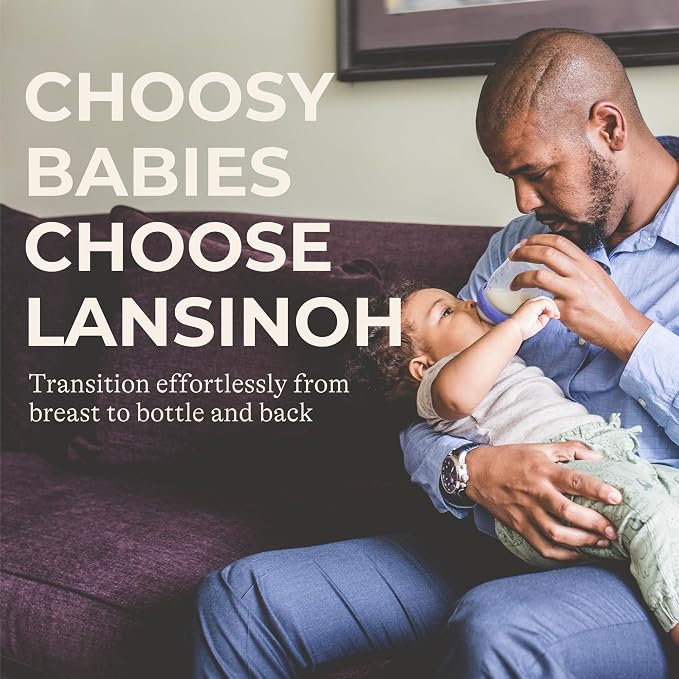 Lansinoh NaturalWave Baby Bottle Nipples, Slow Flow, Size S, 1+ Month, Durable - Image 8