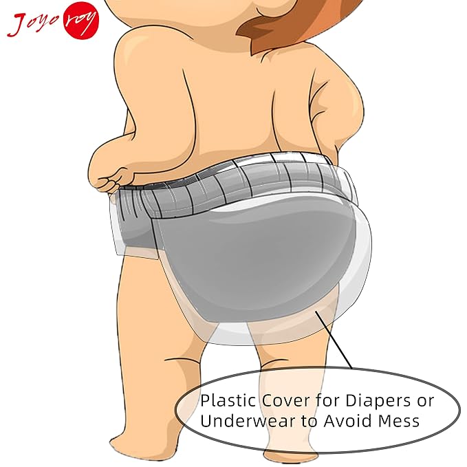 Joyo roy 6Pcs Cloth Diaper Cover Waterproof Plastic Training Pants - Image 6