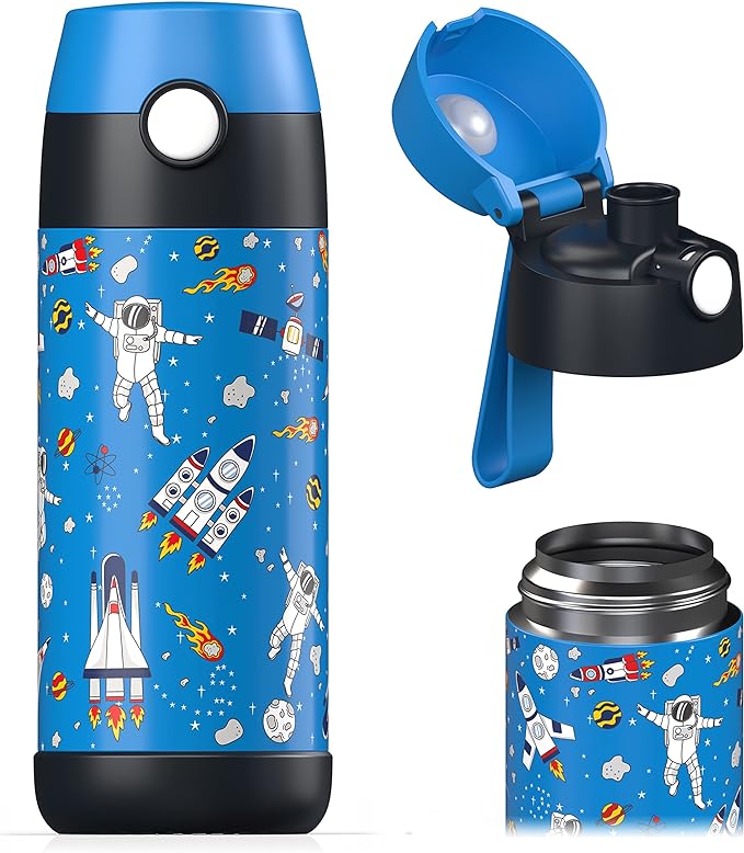 Jarlson® Mali Children's Water Bottle, Thermal Stainless Steel Water Bottle by JARLSON