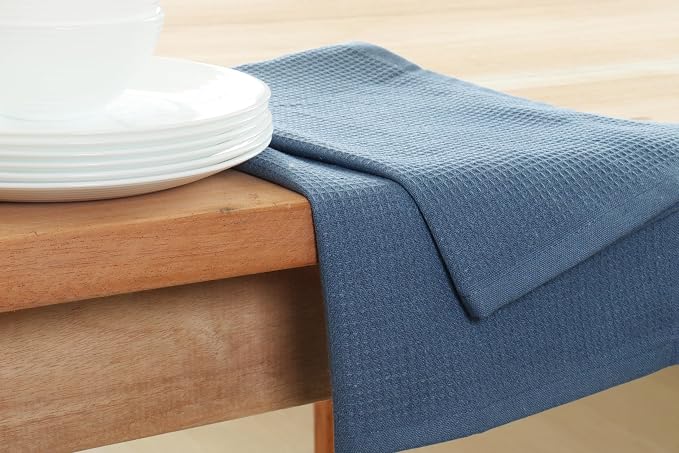 PurpleEssences Waffle Weave Kitchen Towel, 100% Cotton - Image 4