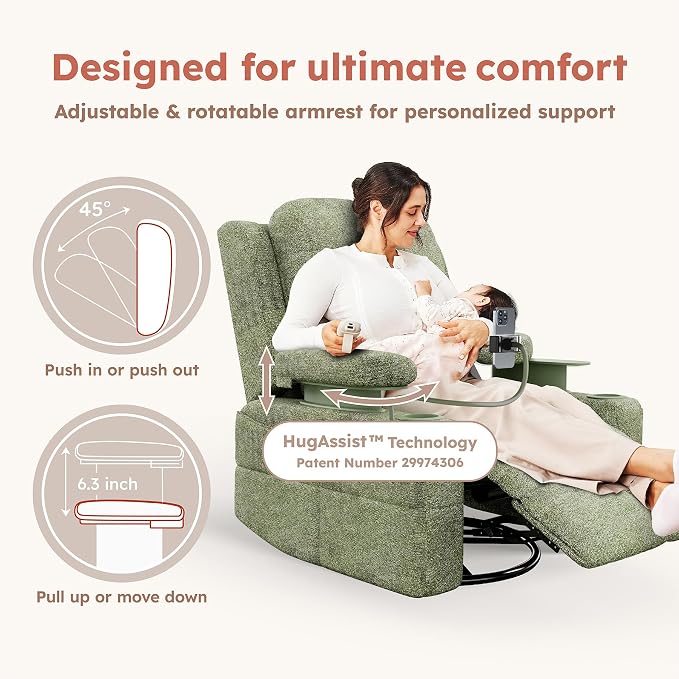 MAMAZING Oversized Rocking Chair Nursery - Image 4