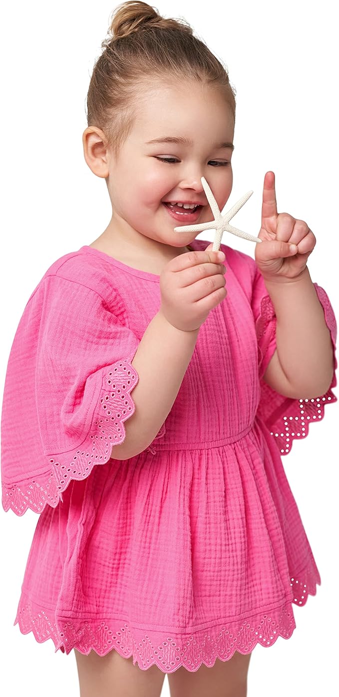Gerber baby-girls Toddler Kaftan Swim Cover Up - Image 8