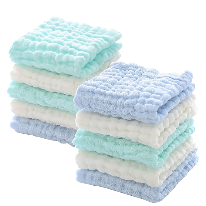 MUKIN Muslin Washcloths by MUKIN