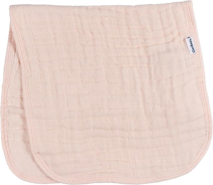 Gerber Baby Unisex Muslin Burp Cloths 6-Pack, Large Size 20" x 10" - Image 4