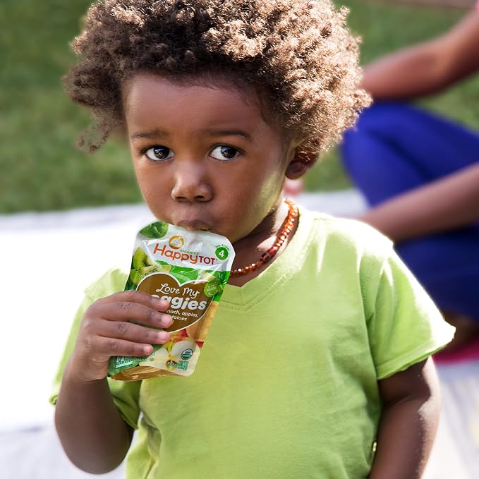 Happy Tot Organics Stage 4 Baby Food Pouches, Gluten Free, Vegan Snack - Image 6