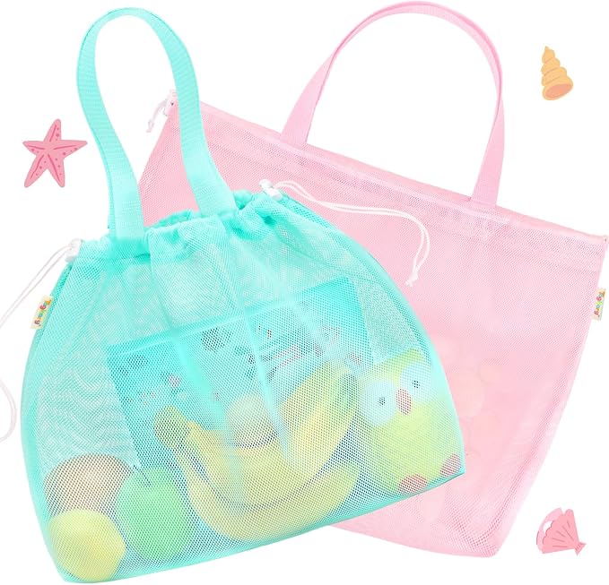 Tagitary Beach Toys Kids Beach Bag Tote by Tagitary