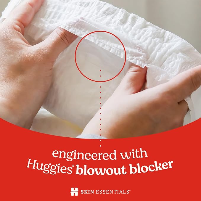 Huggies Size 2 Diapers, Skin Essentials Baby Diapers, Size 2, Packaging May Vary - Image 8