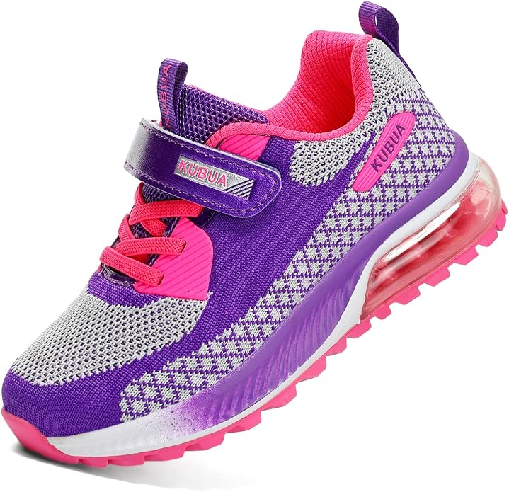 KUBUA Kids Sneakers for Boys Girls Running Tennis Shoes Lightweight Breathable - Image 2