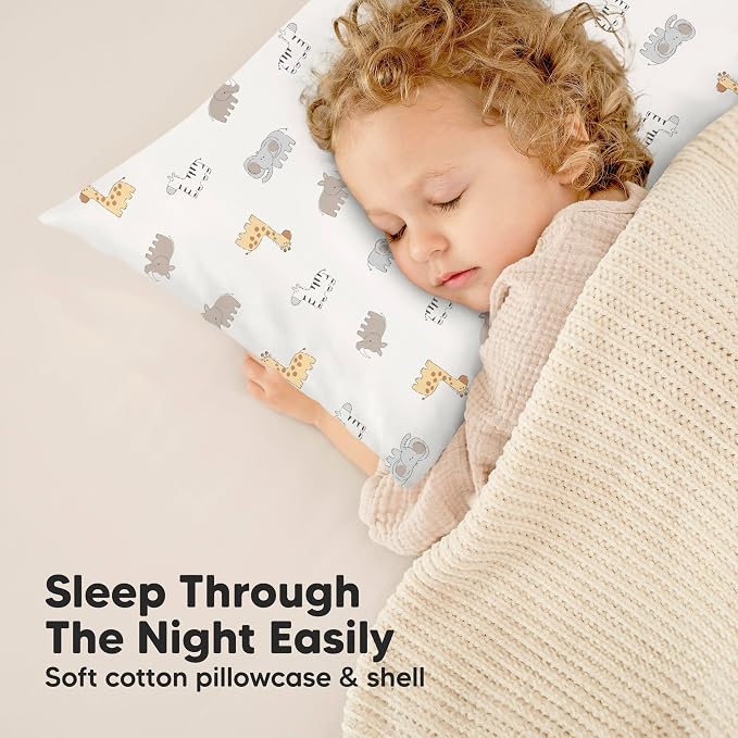 KeaBabies Toddler Pillow with Pillowcase, Jumbo 14X20 - Image 7