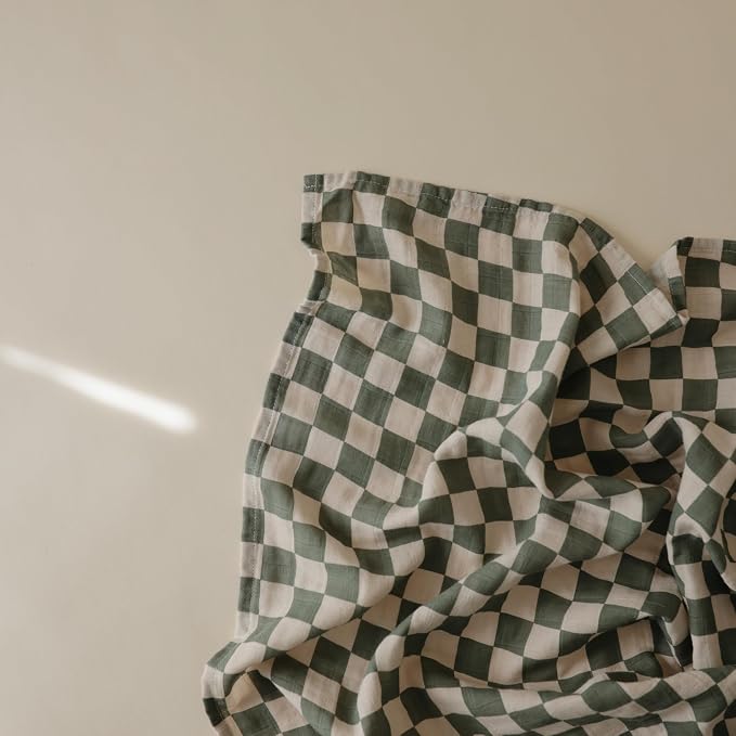 mushie Muslin Baby Swaddle Blanket | 100% Organic Cotton - Image 2