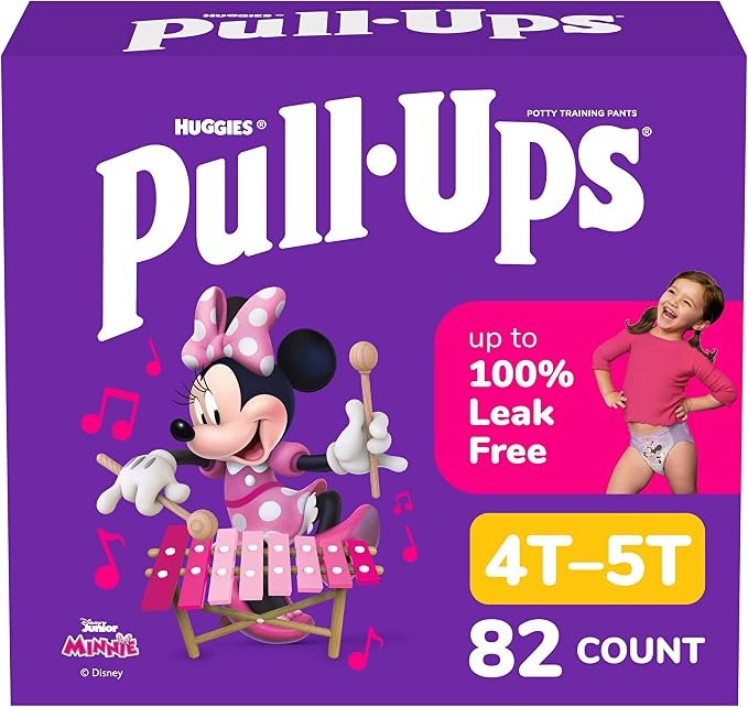Pull-Ups Girls' Potty Training Pants, Size 4T-5T Training Underwear by Pull-Ups