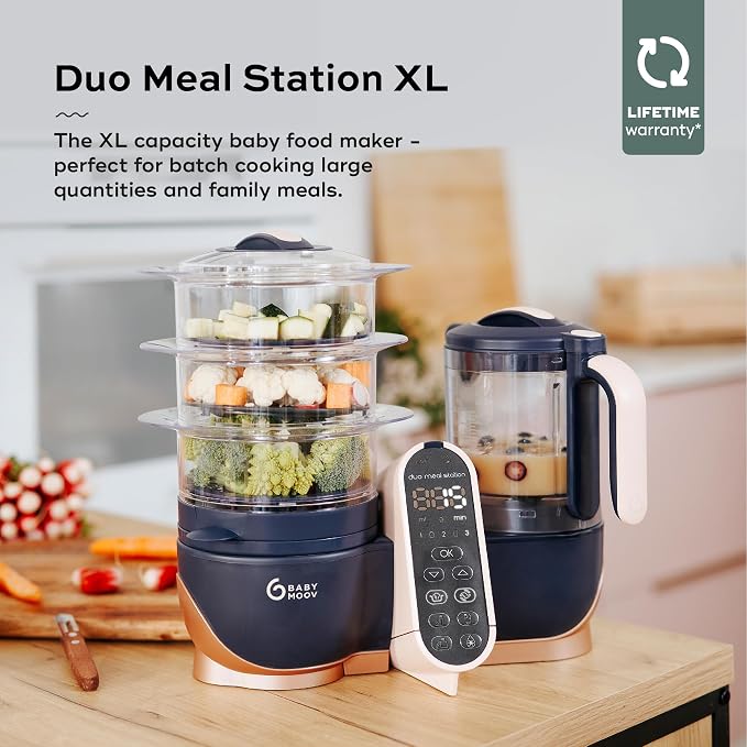 Babymoov Duo Meal Station XL, 6 in 1 Food Processor - Image 2