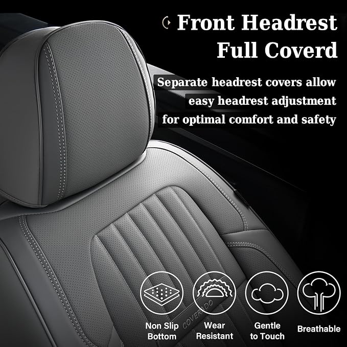 Coverado Car Seat Covers Full Set, Seat Covers - Image 4