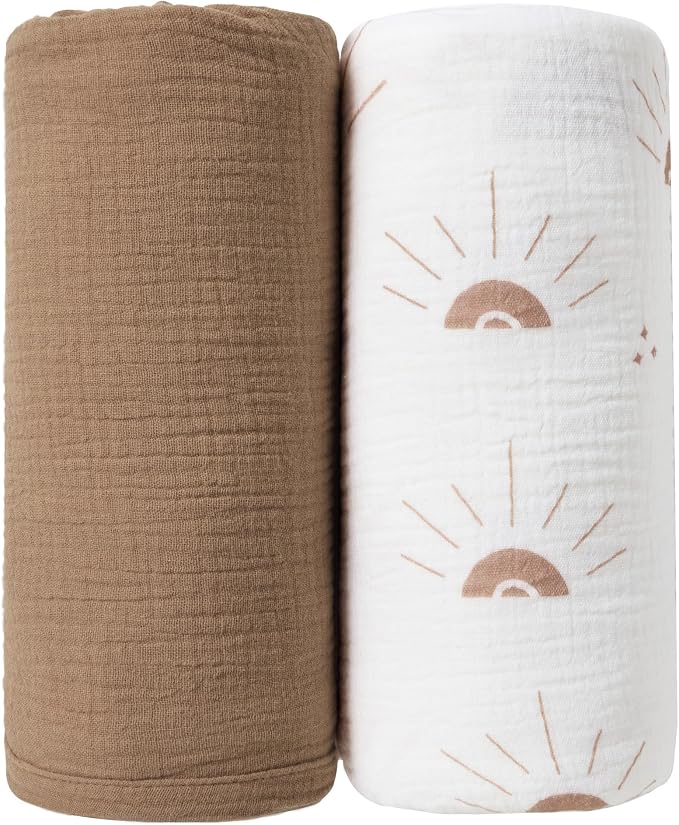 JELLYMONI Muslin Swaddle Blankets by JELLYMONI