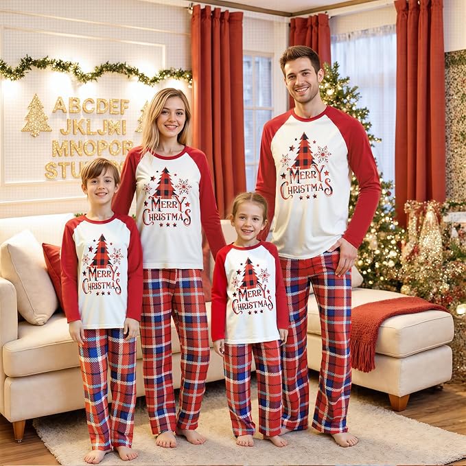 Awoscut Family Christmas Pajamas Matching Pajamas - Image 2