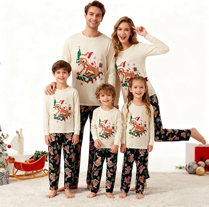 Awoscut Family Christmas Pajamas Matching Pajamas - Image 2