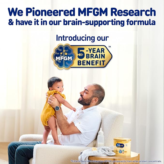 Enfamil NeuroPro Baby Formula, Milk-Based Infant Nutrition, MFGM* 5-Year Benefit - Image 2
