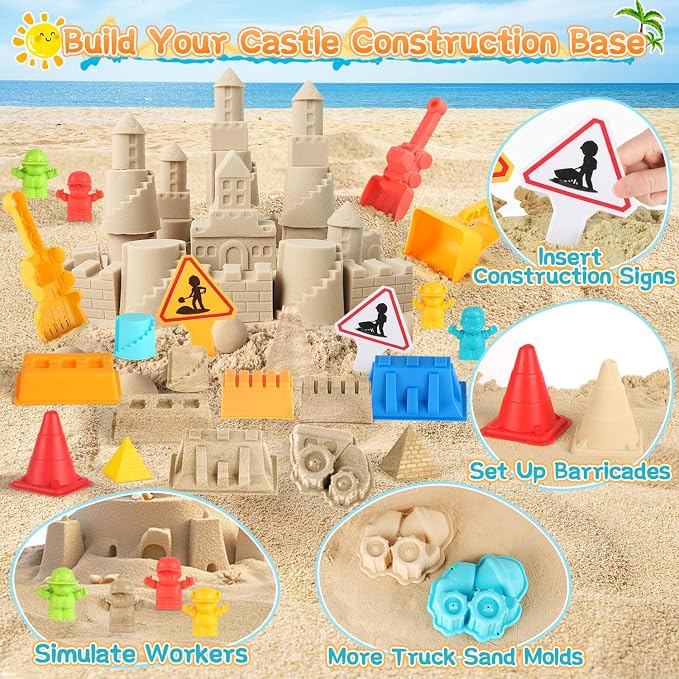 Beach Sand Toys, Large Dump Truck - Image 3