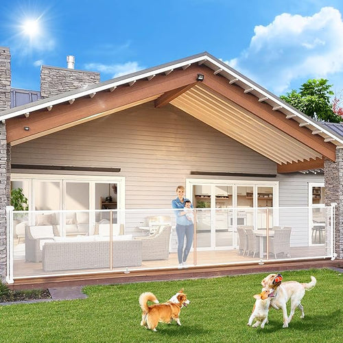 180" Extra Wide Retractable Baby Gates by Pravoluxmax