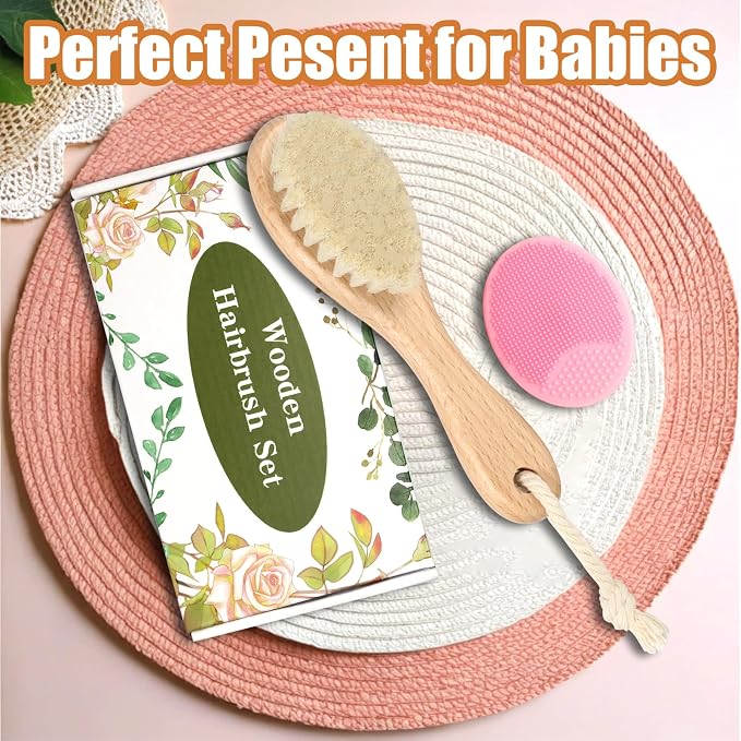Wooden Soft Goat Bristles Brush - Image 7