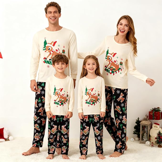 Awoscut Family Christmas Pajamas Matching Pajamas - Image 4