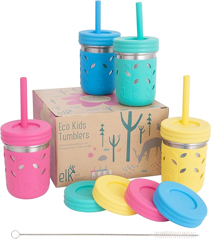 Elk and Friends 10oz Stainless Steel Kids + Toddler Drinking Cups | The by ElkandFriends