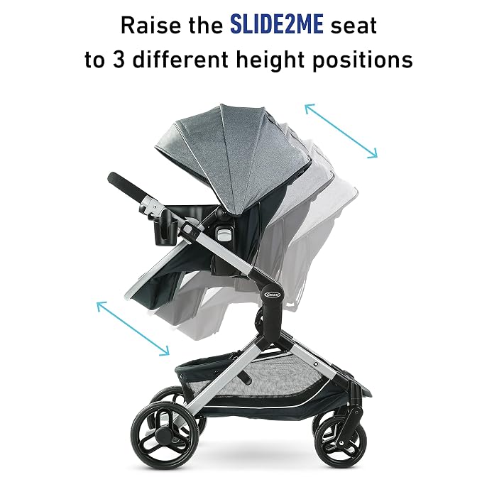 Graco Modes Nest DLX Travel System, 3-in1 Modular Baby Carseat Stroller Combo - Image 2