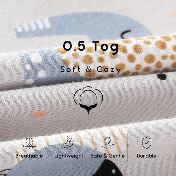 Yoofoss Baby Sleep Sack 18-24 Months 0.5 Tog Wearable Blanket - Image 5
