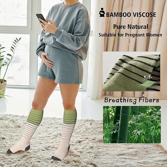 LEVSOX Viscose Made from Bamboo Compression Socks - Image 4