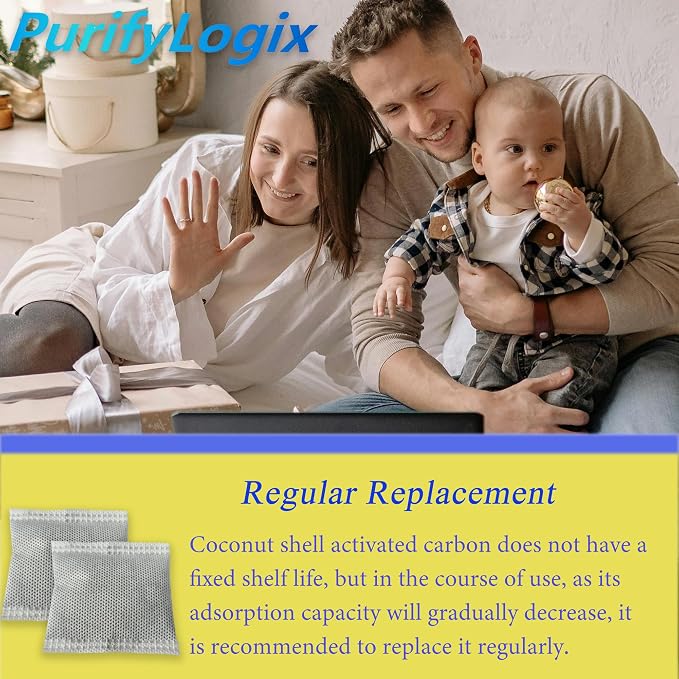 12PCS Diaper Pail Deodorizers Odor Absorber Carbon Filter Refills Compatible - Image 5