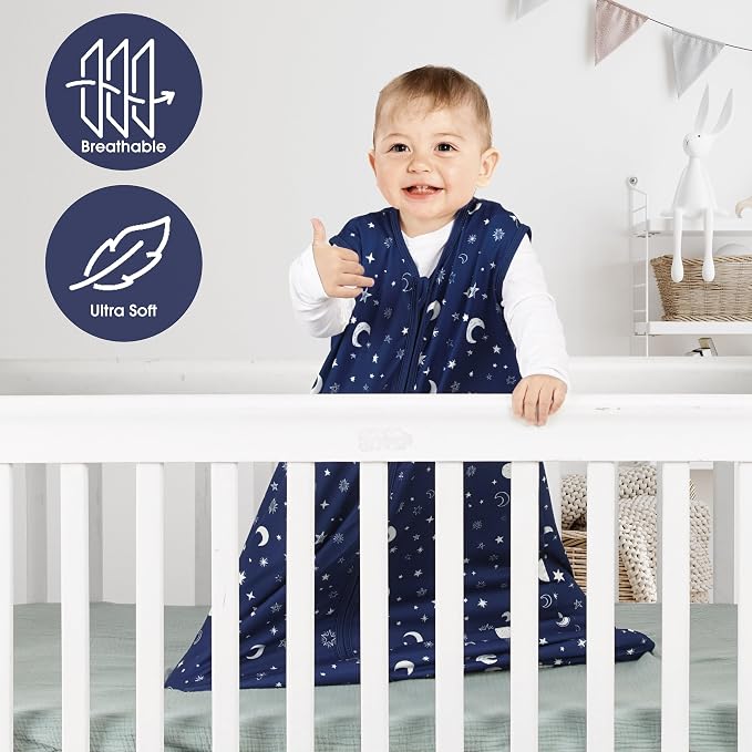 3 Pack Baby Sleep Sack 18-24 Months 100% Rayon Cotton Baby Sleeping Bag 2-Way - Image 3