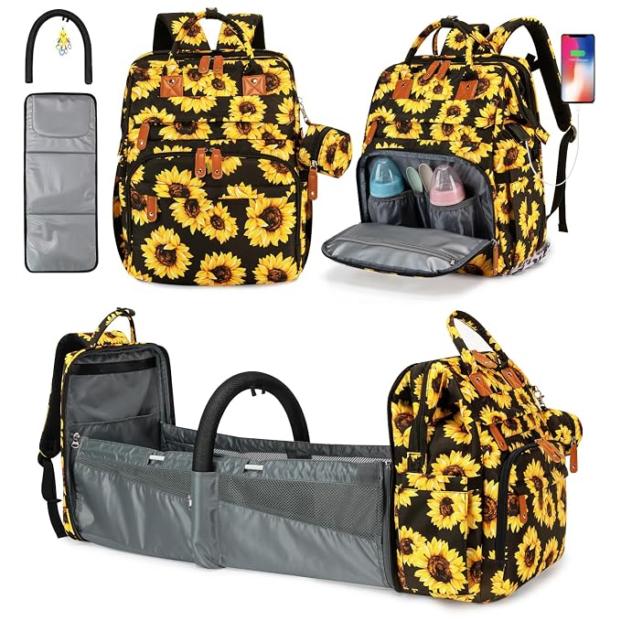 KABAQOO Diaper Bag Backpack by KABAQOO
