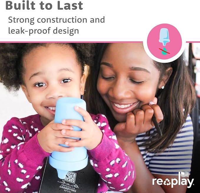 Re-Play Sippy Cups for Toddlers - 10 Oz. Reusable Spill Proof Cups for Kids - Image 5