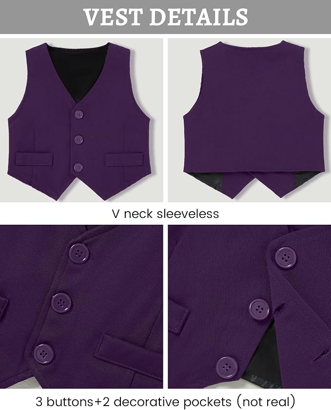SANMIO Baby Boy Clothes Suits Infant Gentleman Outfit Collared Dress - Image 4