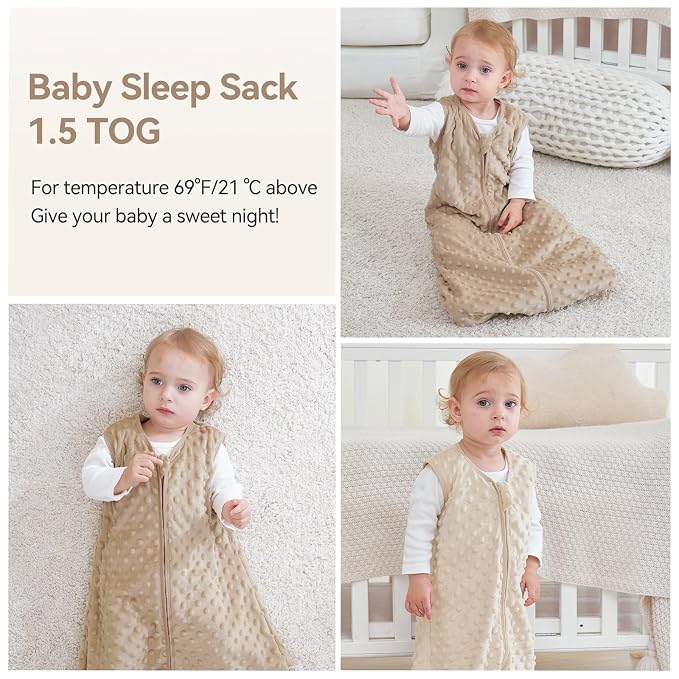 Fleece Baby Sleep Sack 0-6 Months - Image 7