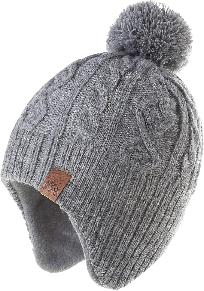 LMLALML Boys Winter Hat Earflap Knitted Beanie by LMLALML