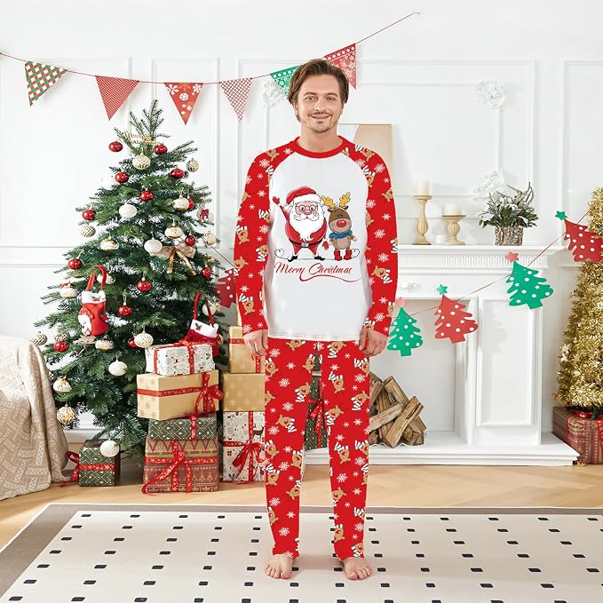 Awoscut Family Christmas Pajamas Matching Pajamas - Image 4