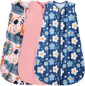 3 Pack Baby Sleep Sack 100% Rayon Cotton Baby Sleeping Bag 2-Way Zipper Toddler by BSTOPPT