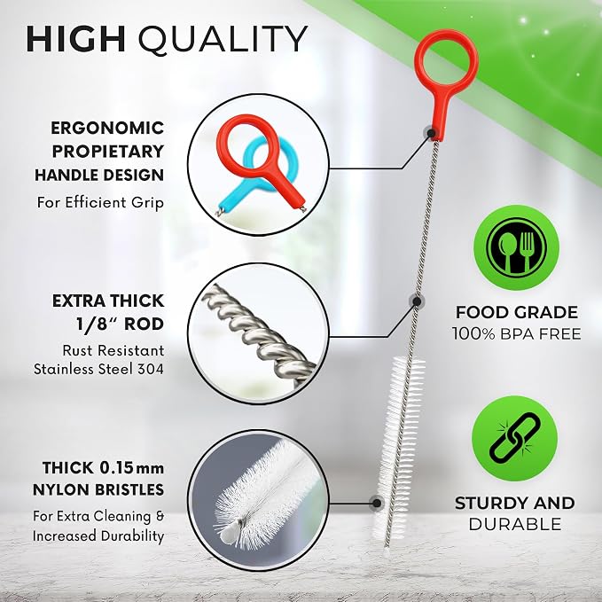 Heavy Duty Cleaning Brushes Set of 4 - Image 3