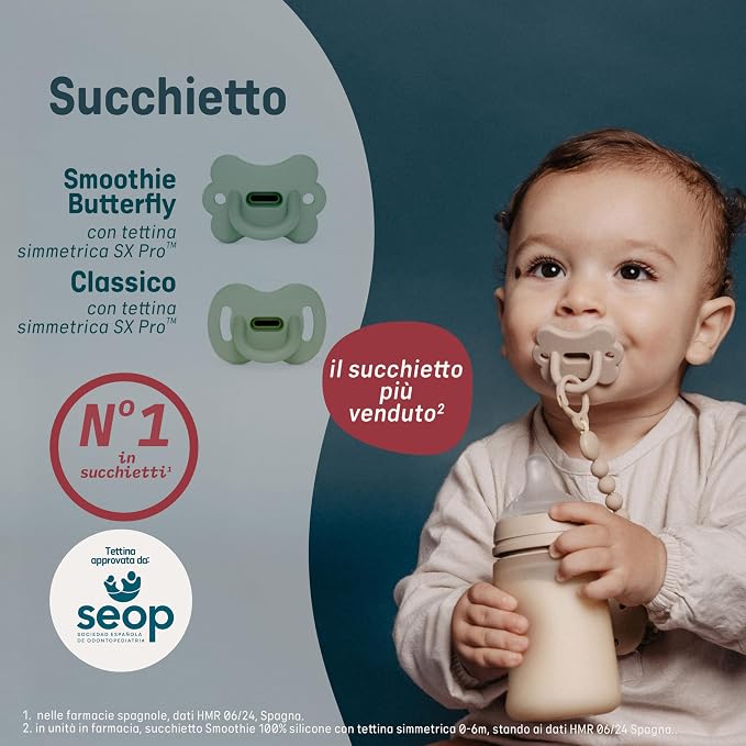 Color Essence SX PRO Silicone Baby Pacifier 1Pk, Made - Image 4