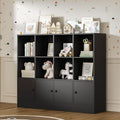Black Bookshelf, Wood Bookcase by DIYART