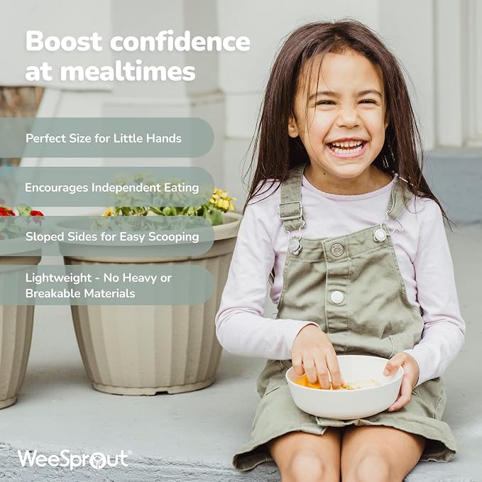WeeSprout Bamboo Kids Bowls - Image 7