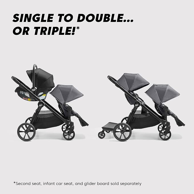 Baby Jogger City Select 2 Single-to-Double Modular Stroller Radiant Slate - Image 3