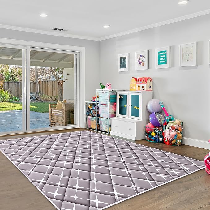 Baby Play Mat - 79" X 63", Premium Thicker Foam One-Piece Crawling Mat - Image 7