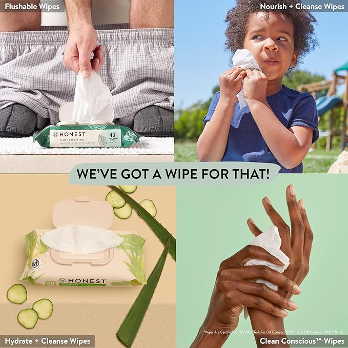 The Honest Company Clean Conscious Multi-Use Wipes | Hypoallergenic + Unscented - Image 5