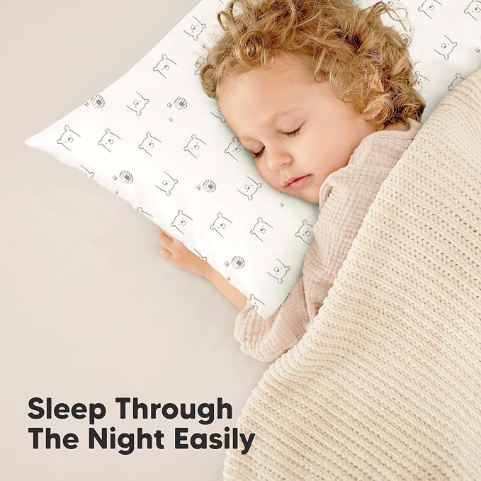 KeaBabies 2-Pack Toddler Pillow 13x18 - Image 7
