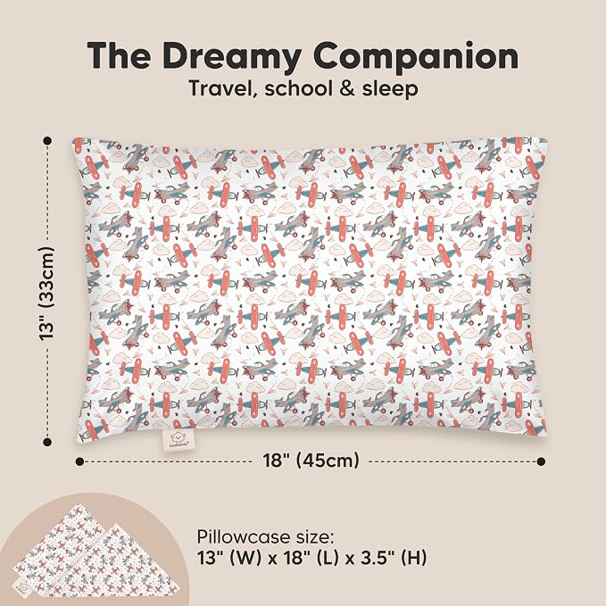 Toddler Pillow with Pillowcase - Image 3