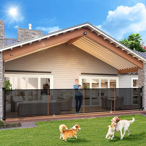 180" Extra Wide Retractable Baby Gates by Pravoluxmax